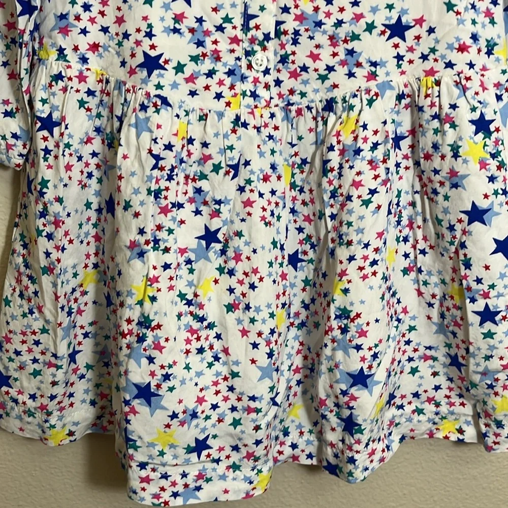 Gap Stars Multicolor Forth of July Long Sleeve Dress